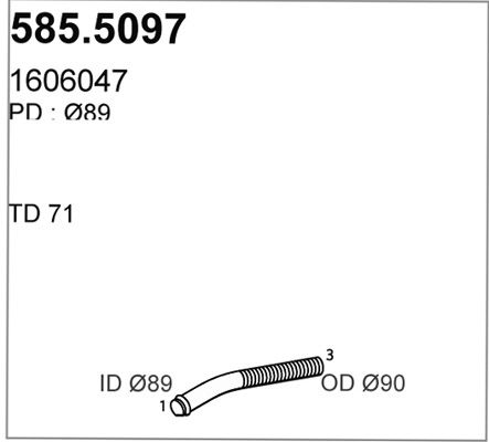 ASSO išleidimo kolektorius 585.5097