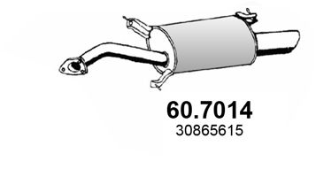 ASSO galinis duslintuvas 60.7014