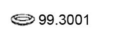 ASSO Уплотнительное кольцо, труба выхлопного газа 99.3001