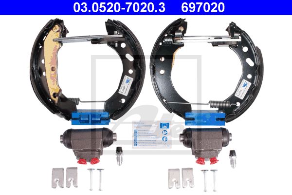 ATE stabdžių trinkelių komplektas 03.0520-7020.3