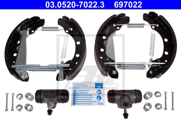 ATE Комплект тормозных колодок 03.0520-7022.3