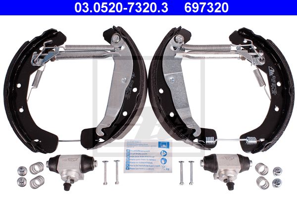 ATE Комплект тормозных колодок 03.0520-7320.3