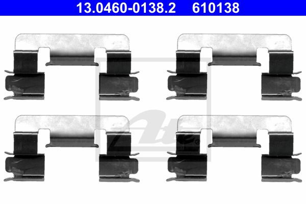 ATE priedų komplektas, diskinių stabdžių trinkelės 13.0460-0138.2