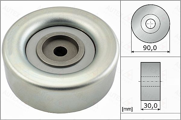 AUTEX kreipiantysis skriemulys, V formos rumbuotas dirža 654857