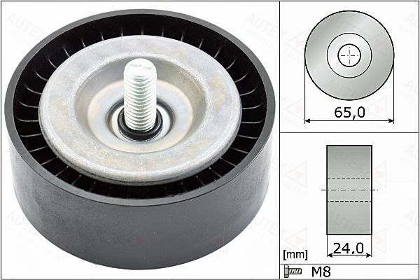 AUTEX kreipiantysis skriemulys, V formos rumbuotas dirža 655037