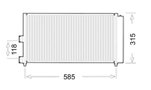 AUTOCLIMA kondensatorius, oro kondicionierius 30311480CP