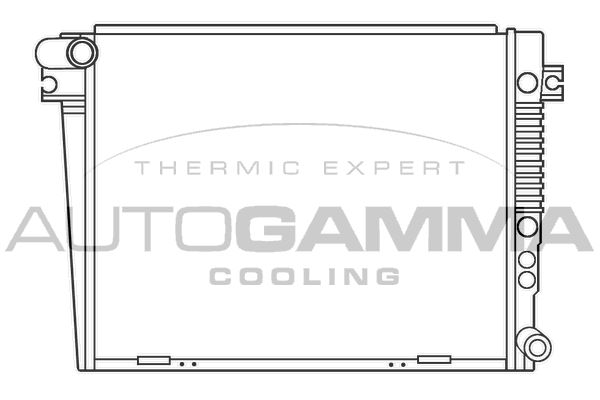 AUTOGAMMA radiatorius, variklio aušinimas 100135