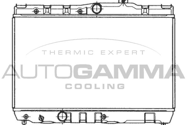 AUTOGAMMA Радиатор, охлаждение двигателя 101002