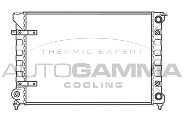 AUTOGAMMA Радиатор, охлаждение двигателя 101052