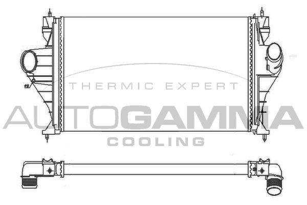 AUTOGAMMA Интеркулер 101492
