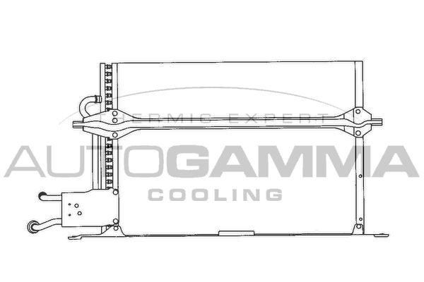 AUTOGAMMA Конденсатор, кондиционер 101692