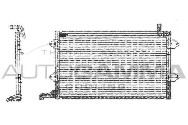 AUTOGAMMA Конденсатор, кондиционер 101719