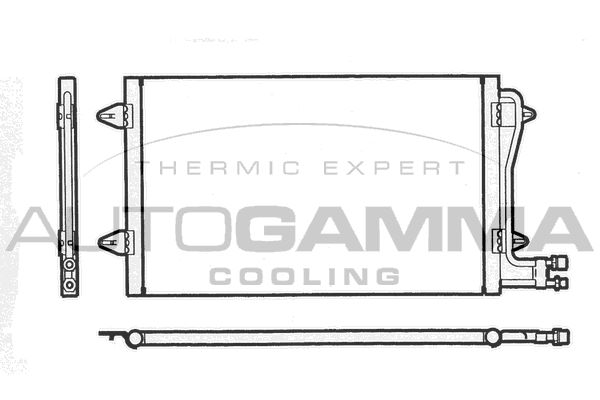 AUTOGAMMA Конденсатор, кондиционер 101733