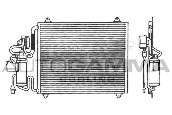 AUTOGAMMA kondensatorius, oro kondicionierius 101806