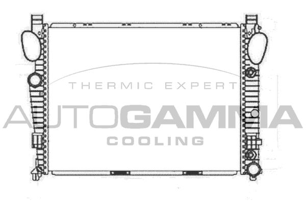 AUTOGAMMA Радиатор, охлаждение двигателя 102169