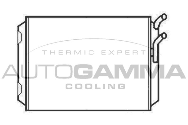 AUTOGAMMA Теплообменник, отопление салона 102483