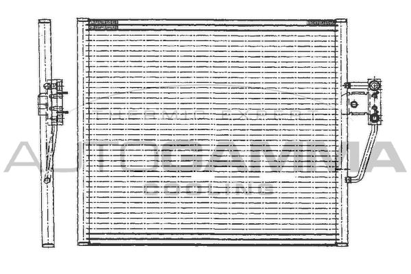 AUTOGAMMA Конденсатор, кондиционер 102610