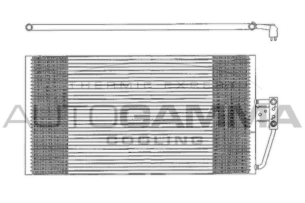 AUTOGAMMA Конденсатор, кондиционер 102611