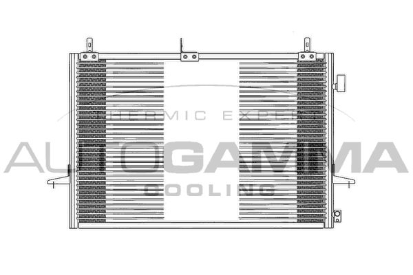 AUTOGAMMA Конденсатор, кондиционер 102653