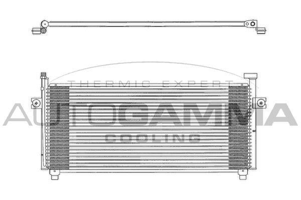 AUTOGAMMA Конденсатор, кондиционер 102721