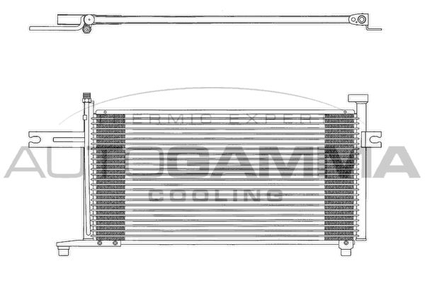 AUTOGAMMA Конденсатор, кондиционер 102722