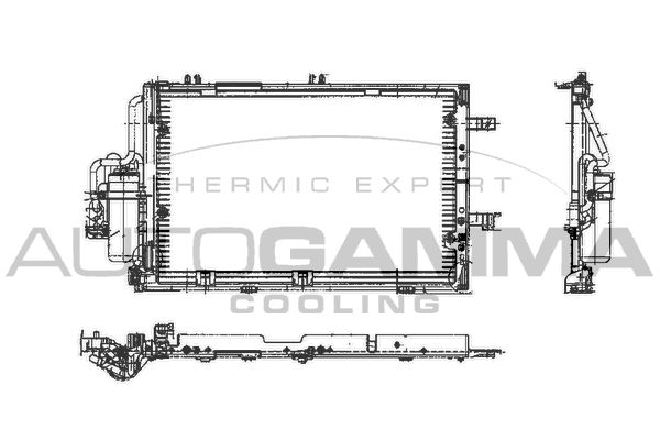 AUTOGAMMA Конденсатор, кондиционер 102737