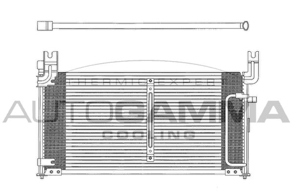 AUTOGAMMA kondensatorius, oro kondicionierius 102791