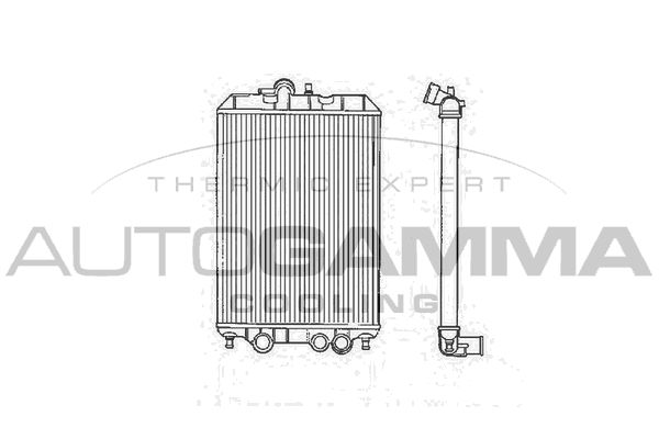 AUTOGAMMA radiatorius, variklio aušinimas 102958