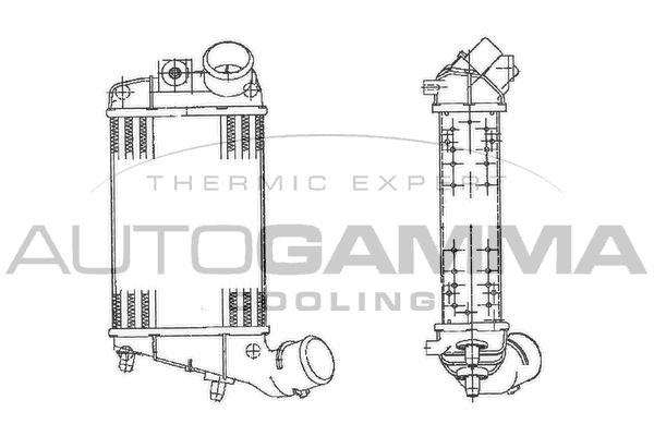 AUTOGAMMA Интеркулер 103008