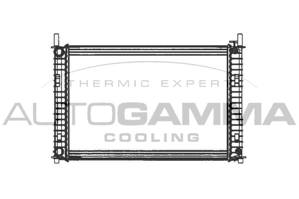 AUTOGAMMA Радиатор, охлаждение двигателя 103073