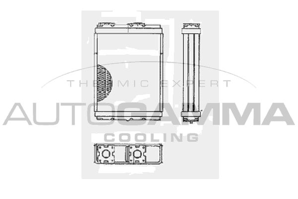 AUTOGAMMA šilumokaitis, salono šildymas 103145