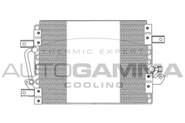 AUTOGAMMA Конденсатор, кондиционер 103279