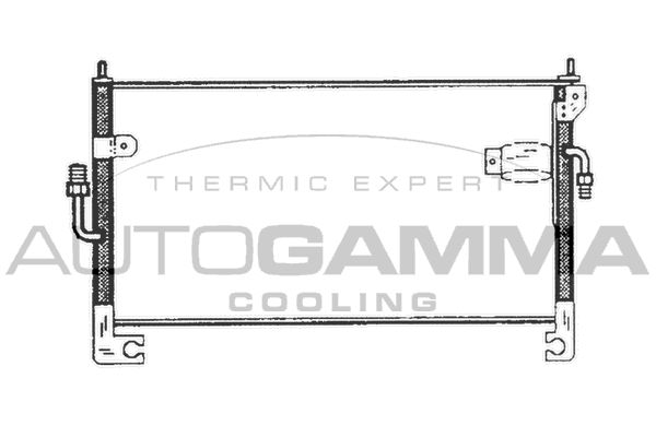 AUTOGAMMA Конденсатор, кондиционер 103289
