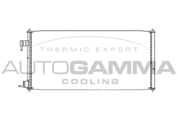 AUTOGAMMA Конденсатор, кондиционер 103433