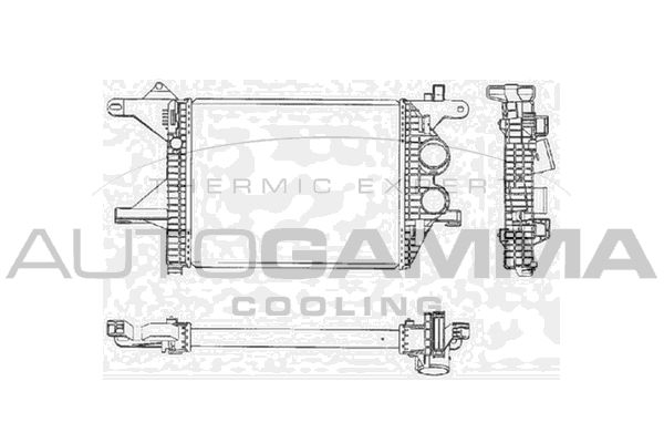 AUTOGAMMA Интеркулер 103472