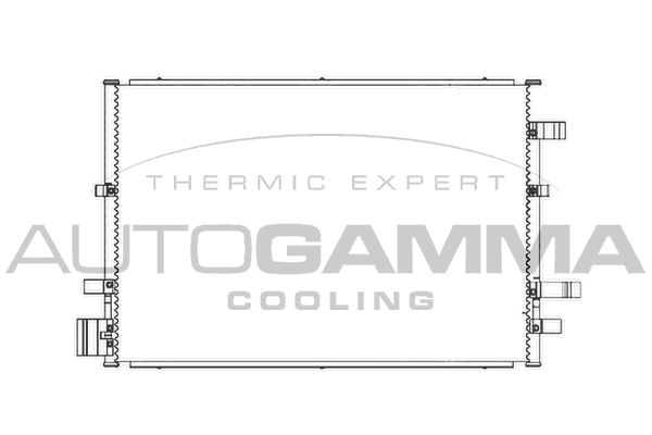 AUTOGAMMA Конденсатор, кондиционер 103603