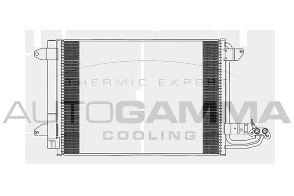 AUTOGAMMA Конденсатор, кондиционер 103615