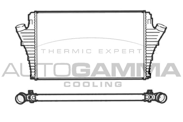 AUTOGAMMA Интеркулер 103661