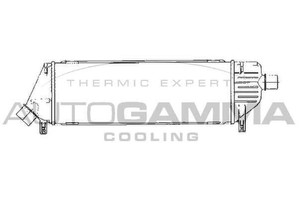 AUTOGAMMA Интеркулер 103761