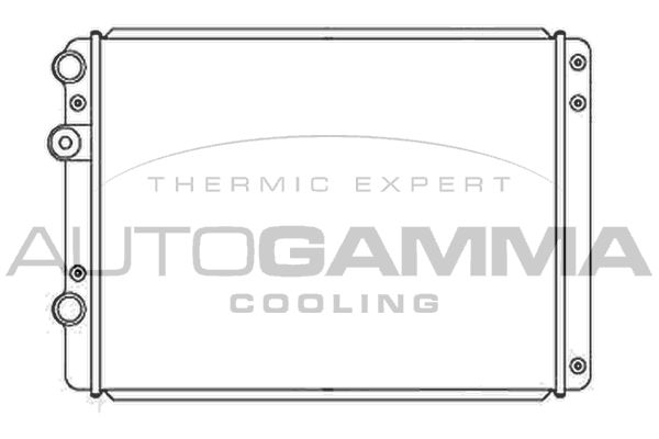 AUTOGAMMA Радиатор, охлаждение двигателя 103944