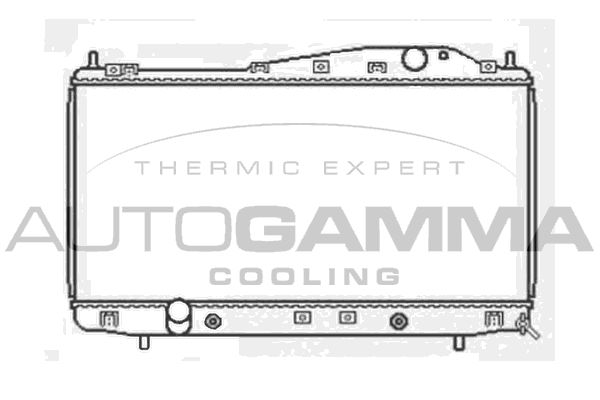 AUTOGAMMA Радиатор, охлаждение двигателя 103953