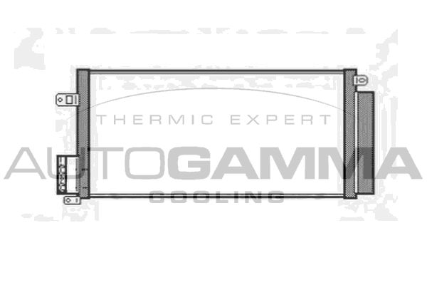 AUTOGAMMA Конденсатор, кондиционер 103990