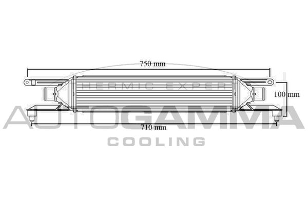 AUTOGAMMA Интеркулер 103992