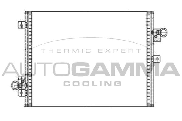 AUTOGAMMA Конденсатор, кондиционер 104109