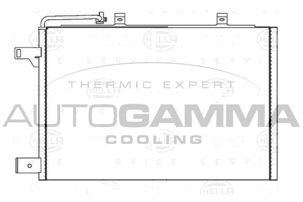 AUTOGAMMA kondensatorius, oro kondicionierius 104110
