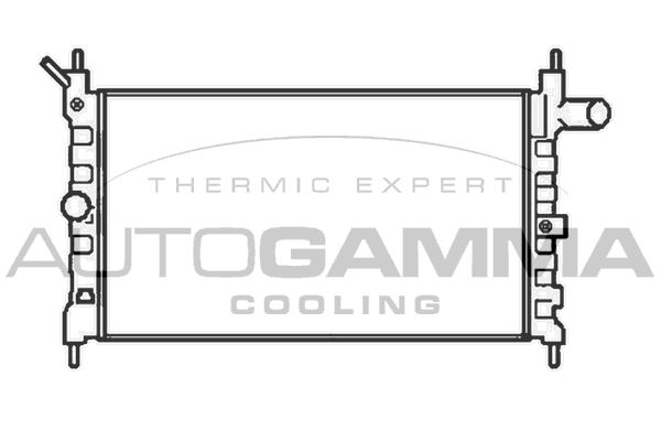 AUTOGAMMA radiatorius, variklio aušinimas 104116