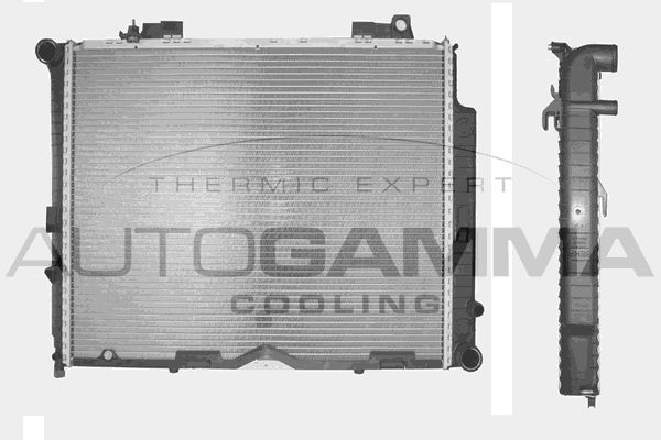 AUTOGAMMA Радиатор, охлаждение двигателя 104317