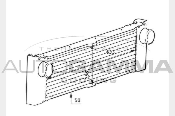 AUTOGAMMA Интеркулер 104322