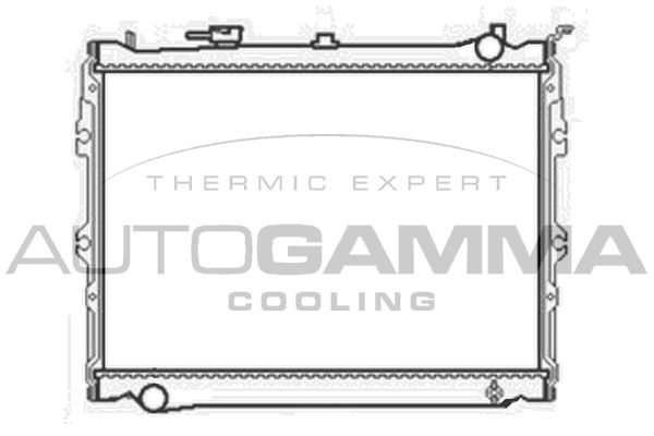 AUTOGAMMA Радиатор, охлаждение двигателя 104679