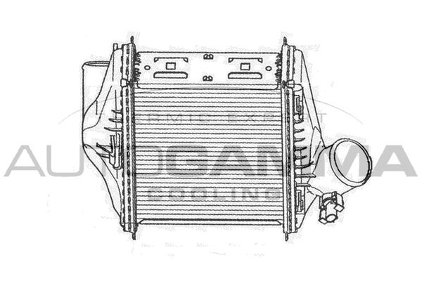 AUTOGAMMA Интеркулер 105242